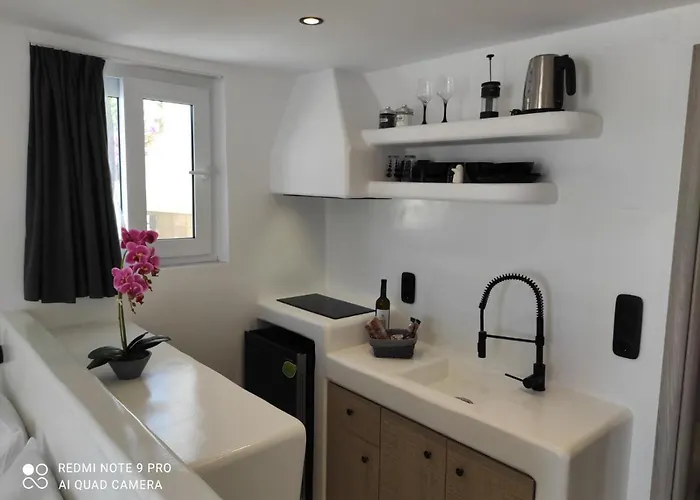 דירה Irini's B & W House With Jacuzzi